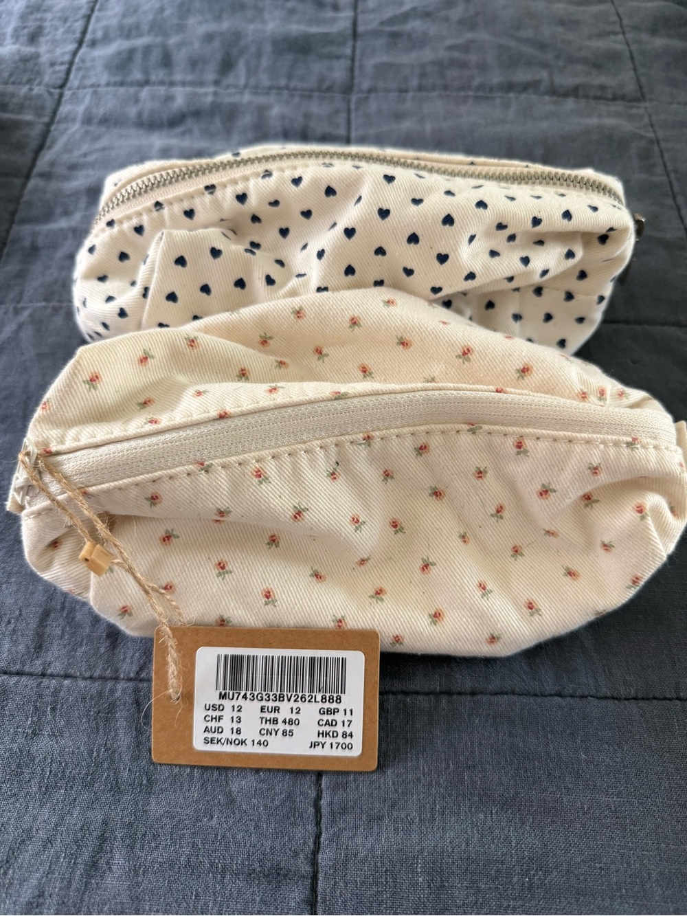 Brandy Melville pouches - will sell as pair